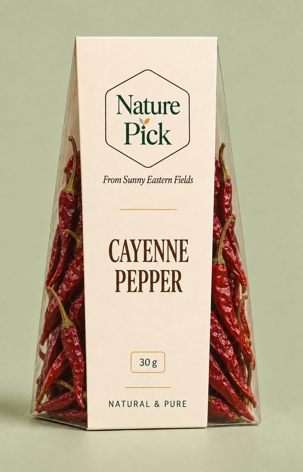 Hel cayennepeppar 30 g – Nature Pick