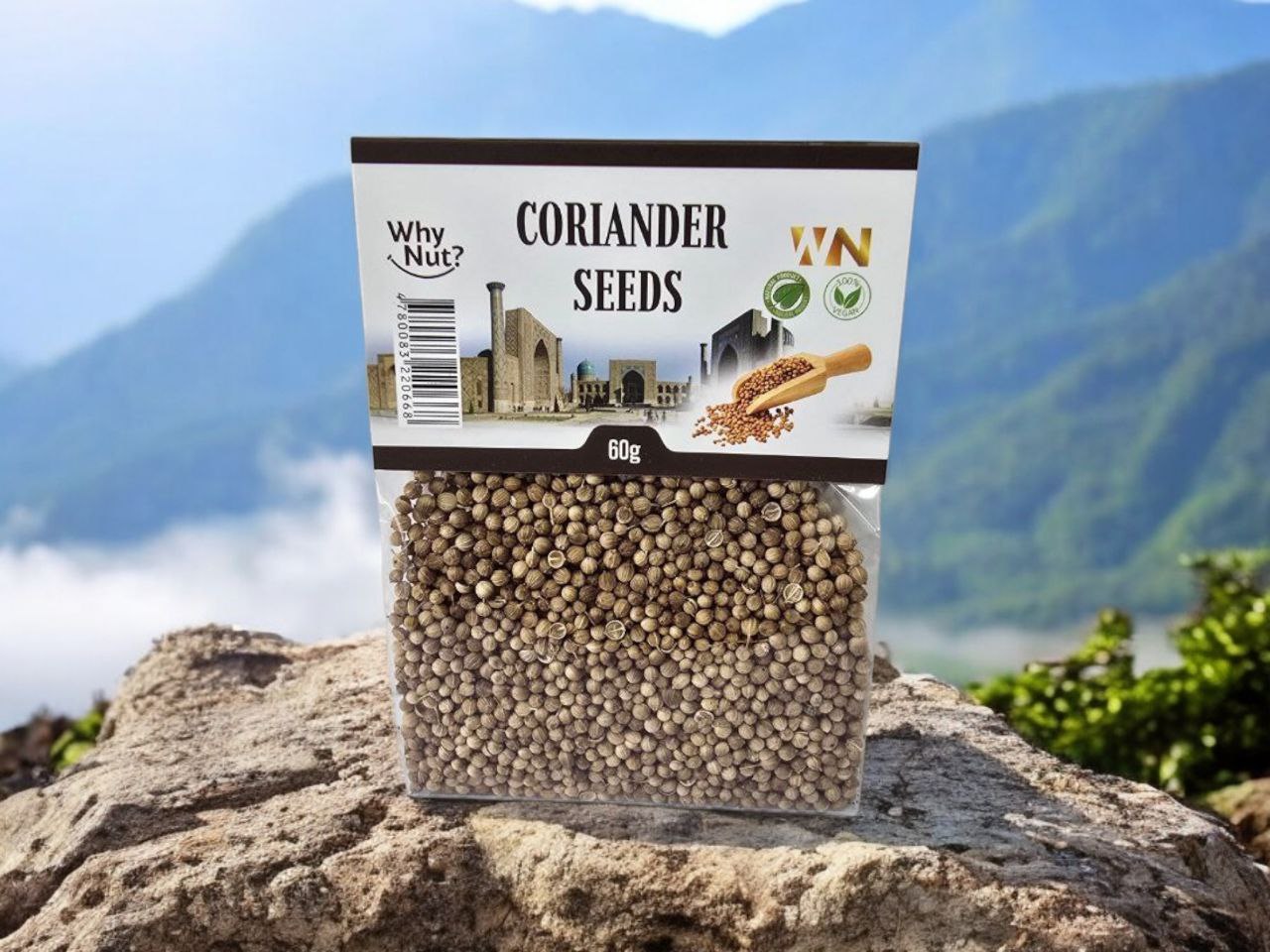 High-quality Korianderfrön (Coriander Seeds) by Nature Pick Market, perfect for enhancing flavors in Asian, Mexican, and Indian dishes.