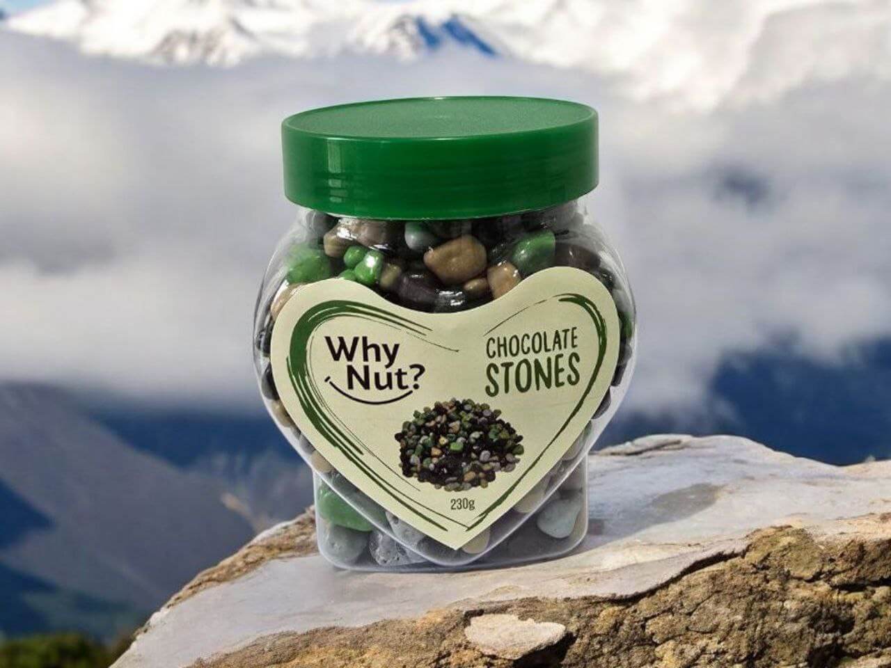 Choklad Stenar from Nature Pick Market - delicious chocolate stones with a unique design resembling real pebbles, perfect for satisfying your sweet cravings.