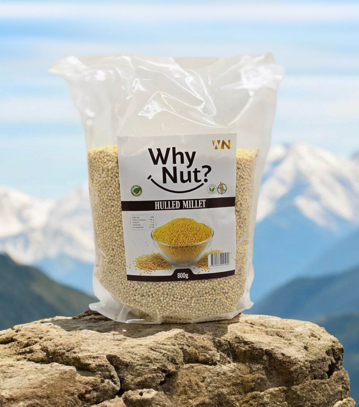 Skalade hirsfrön 800 g – bild 3