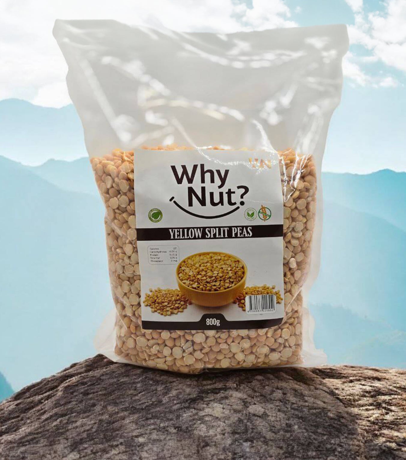 Groch łuskany żółty