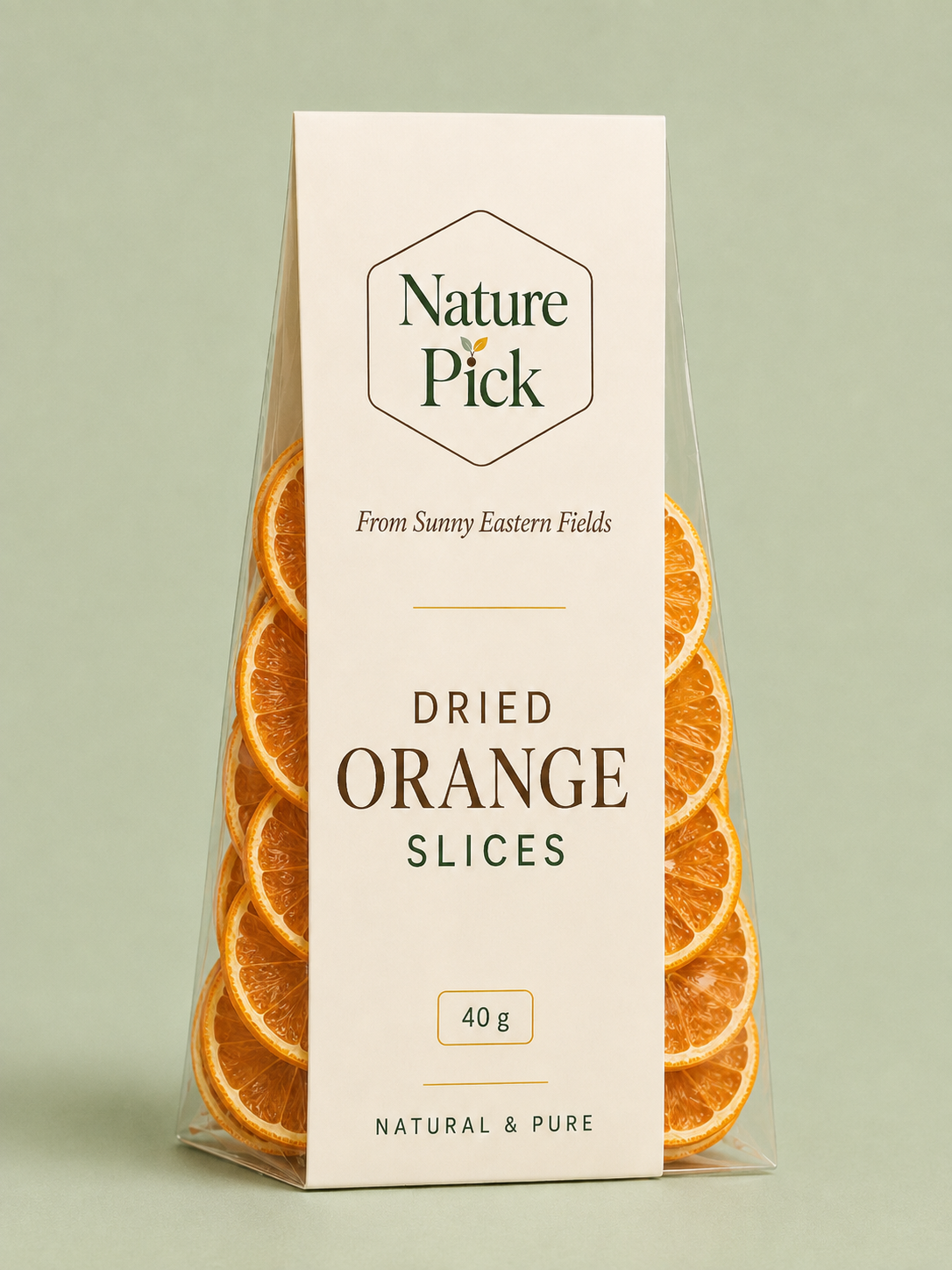 Torkade apelsinskivor 40 g – Nature Pick
