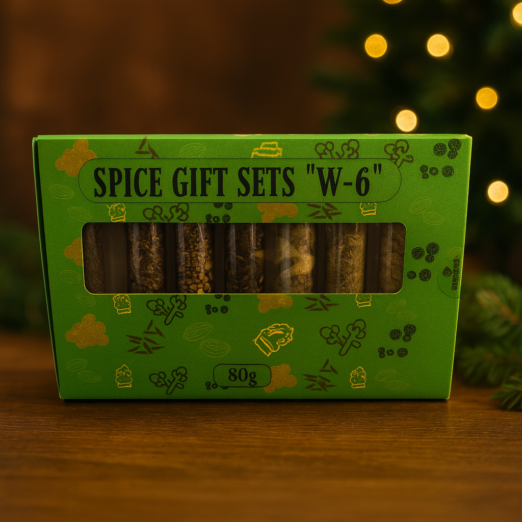 🎁 Zestaw prezentowy z przyprawami W-6 – Naturalny zestaw prezentowy