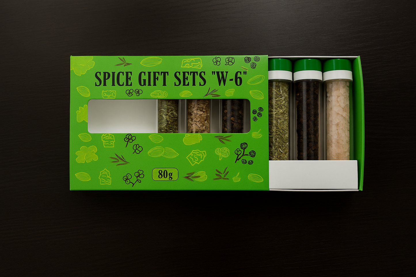 🎁 Zestaw prezentowy z przyprawami W-6 – Naturalny zestaw prezentowy