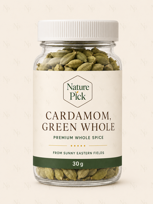 GRÖN HEL KARDEMUMMA (ELETTARIA CARDAMOMUM)