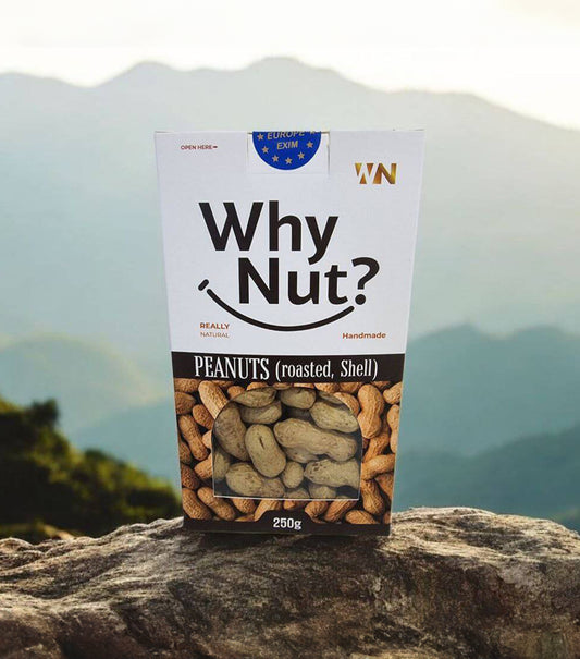 Prażone orzeszki ziemne w łupinach