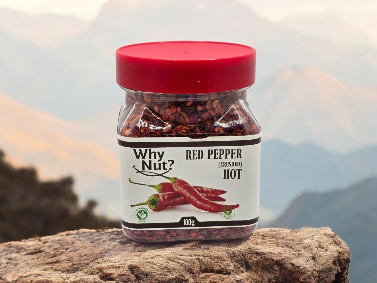 Krossad Stark Paprika by Nature Pick Market, showcasing vibrant red color and delicious spicy flavor for enhancing dishes.